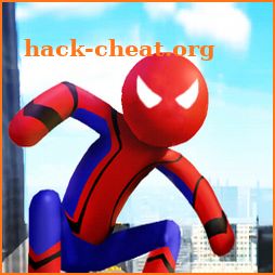 Spider Stickman Rope Hero Crime City Hero icon