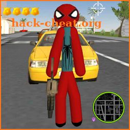 Spider Stickman Rope Hero Rise of The Warriors icon