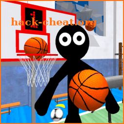 Stickman Neighbor. Basketball Basics Teacher 3D icon