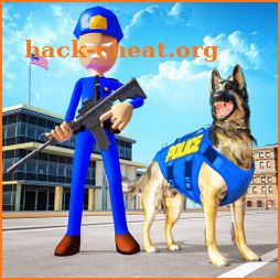 Stickman Police Dog Chase Crime Gangstar icon