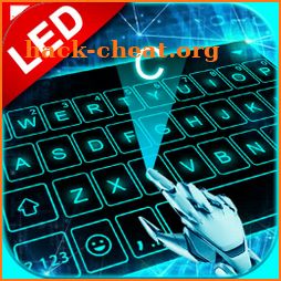 Tech 3D LED Live Keyboard Theme icon
