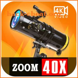 Telescope 40x Ultra Zoom 76AZ Camera icon