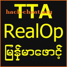 TTA RealOp Myanmar Font icon