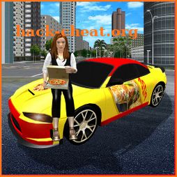 Virtual Pizza Delivery Girl City Simulator icon