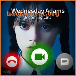 Wednesday Addams Fake Call icon