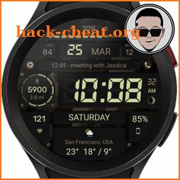 WFP 129 Digital watch face icon