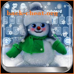 Winter Snowman Keyboard Theme icon