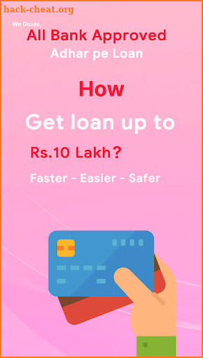 1 Minute Me Aadhar Loan Guide screenshot