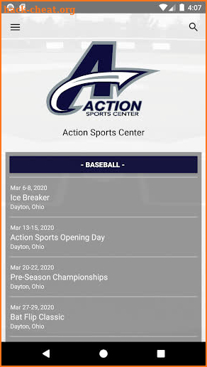 Action Sports Center screenshot