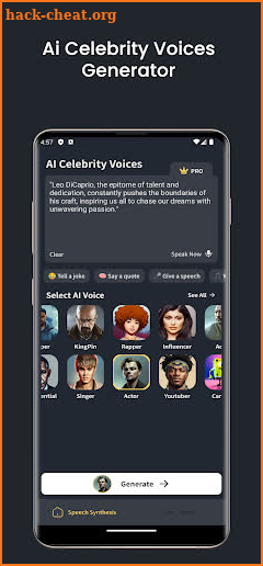 Ai Celebrity Voices Generator screenshot