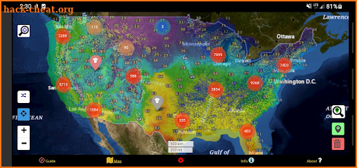 American Mushroom Forager Map screenshot