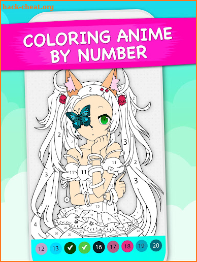 Anime Manga Color by Numbers screenshot