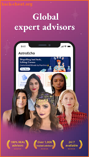 AstroEcho：Live psychic reading screenshot