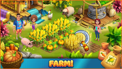 Bermuda Farm: City Building & Farming Island Games screenshot