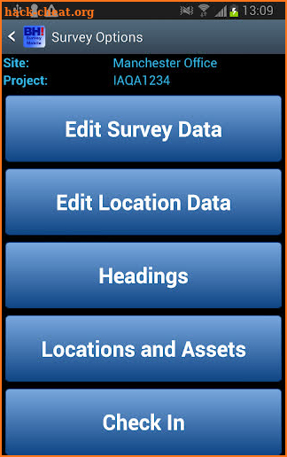 BHI Survey Mobile screenshot