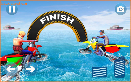 Bike Water Surfing - Xtreme Racing Games 2020 screenshot