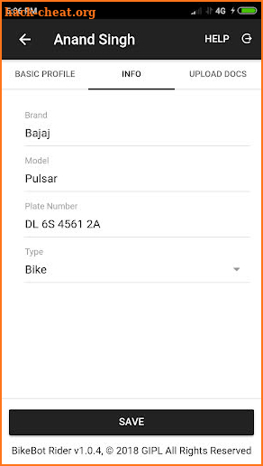 BikeBot Driver screenshot