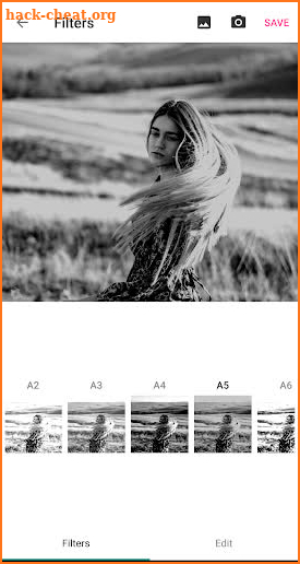 Black & White Photo Filters screenshot