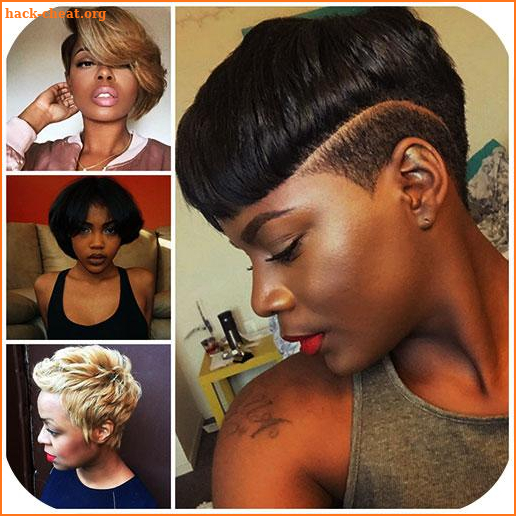 Black Women Short Haircut screenshot