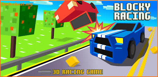 Blocky Racing - Traffic Racer screenshot