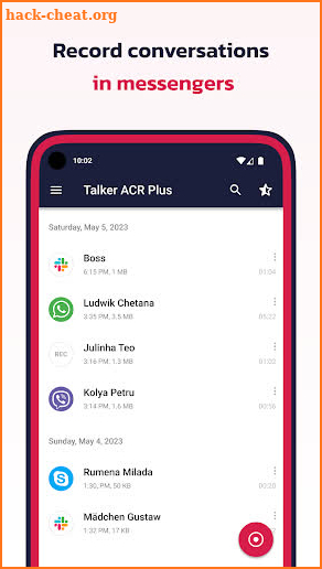 Call Recorder: Talker ACR Plus screenshot