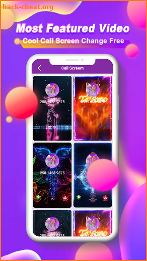 Caller Screen Theme - Color Flash screenshot
