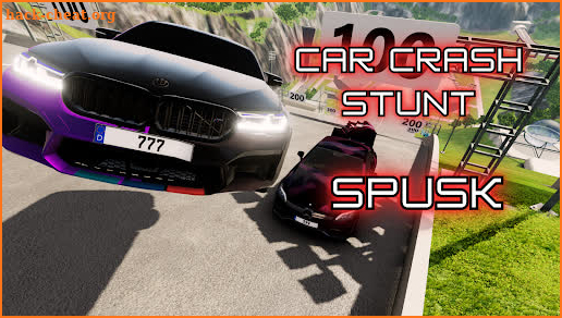 Car Crash Stunt ramp: Spusk 3D screenshot