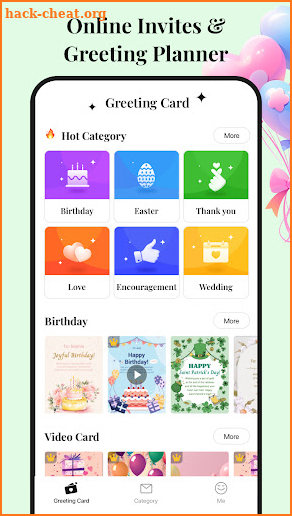 Cardory: invitation Card Maker screenshot