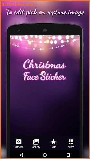 Christmas Face Stickers & Photo Frames screenshot