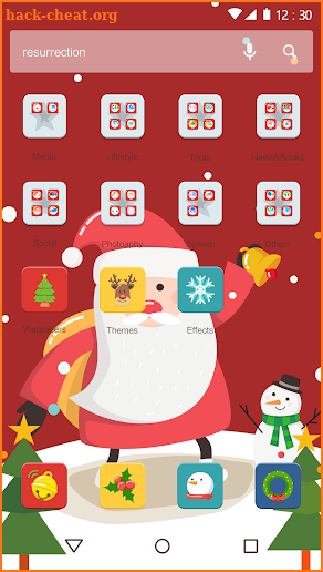 Christmas Theme: Santa Christmas Theme for Android screenshot