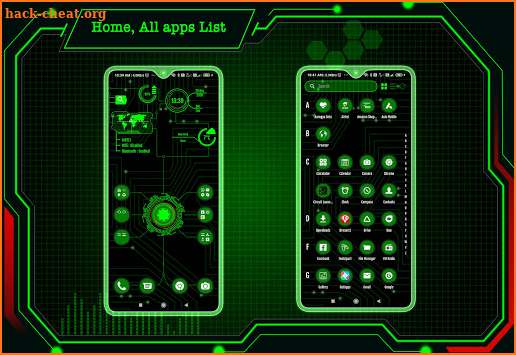 Circuit Launcher 2021 App lock, Hitech Wallpaper screenshot