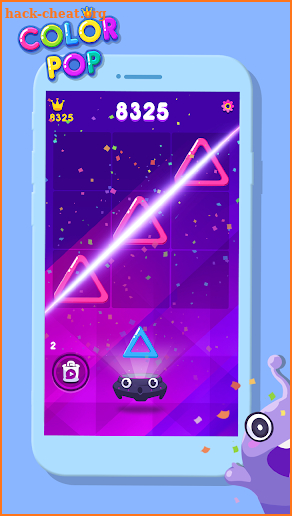 Color Pop-match 3 triangles screenshot