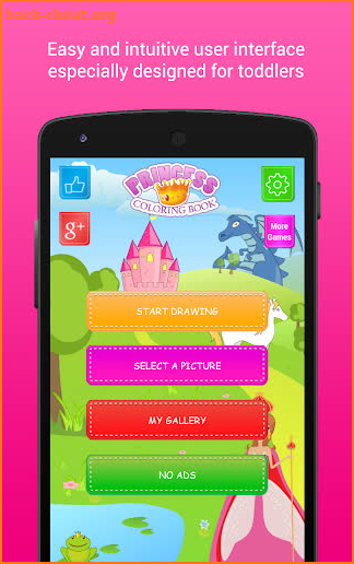 Coloring Book Princess Girls screenshot