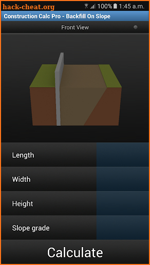 Construction Calc Pro - ad supported screenshot