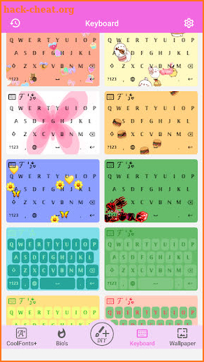 CoolFonts Keyboard - Wallpaper screenshot