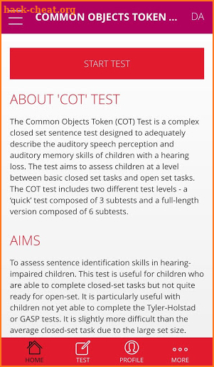 COT Test Pro screenshot