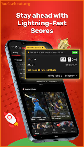 CricRocket: Cricket Live Line screenshot