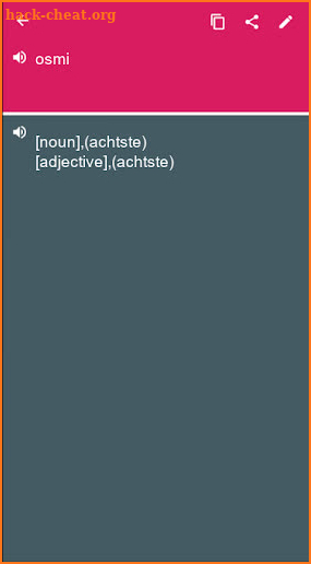 Croatian - Dutch Dictionary (Dic1) screenshot