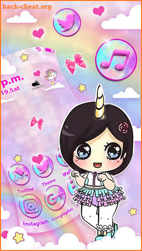 Cute, Girly, Doll Themes & Wallpapers screenshot