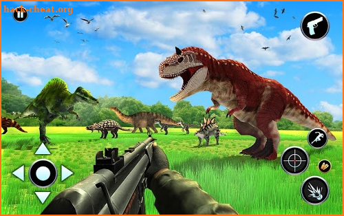 Dinosaur Hunter Free Wild Jungle Animals Safari screenshot
