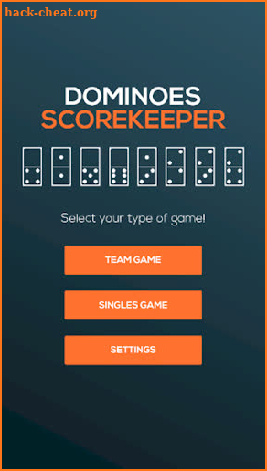 Dominoes ScoreKeeper screenshot