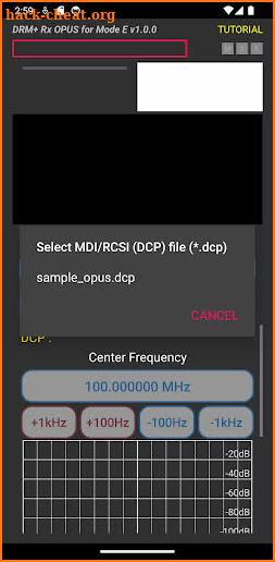 DRM+ Rx OPUS for Mode E screenshot