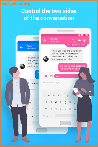 Fake chat- Fake text message, Fake messages screenshot