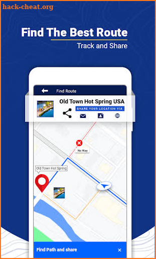 Find Route – Voice GPS Navigation Free -Zonal Apps screenshot