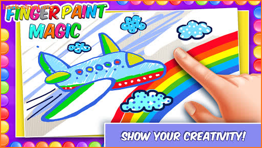 Fingerpaint Magic Draw and Color by Finger screenshot