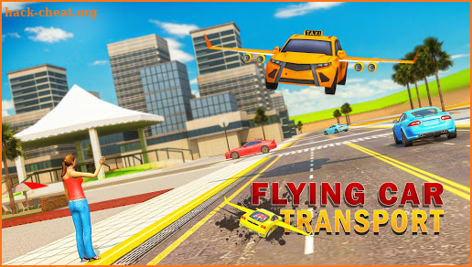 Flying Car Transport: Taxi Driving Games screenshot