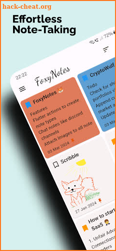 FoxyNotes: Smart Drive Notes screenshot