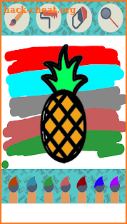 Fruits Vegetables Coloring Book For Kids screenshot