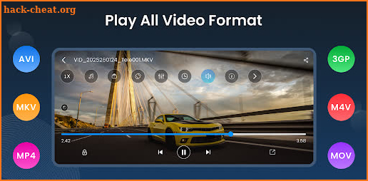 Full Screen HD Video Player screenshot