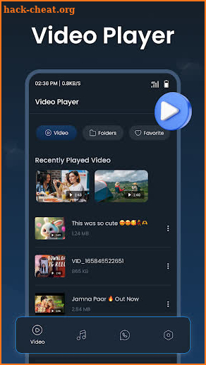 Full Screen HD Video Player screenshot